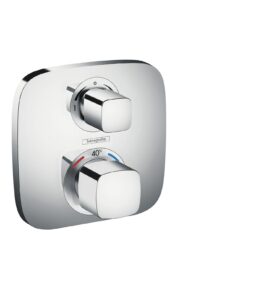 hansgrohe Ecostat E thermostatic mixer for 2 outlets with integrated shut off / diverter valve
