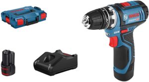 Bosch Professional 12V System GSR 12V-15 FC Cordless Drill/Driver (incl. 2 x battery GBA 12V 2.0Ah