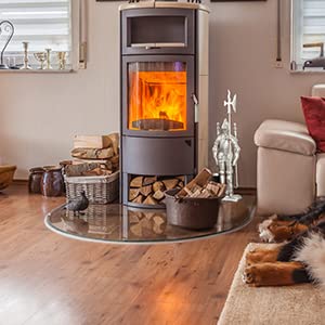 Fireplace tool holder.