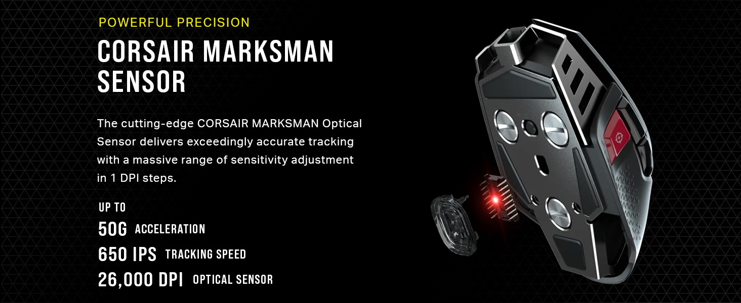 marksman sensor, optical gaming mouse, wireless optical mouse, gaming mouse