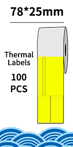 78*25mm Labels