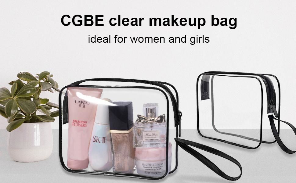 20cm x 20cm clear bag airport