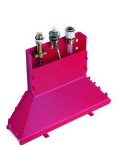 hansgrohe basic set for 3-hole rim-mounted bath mixe