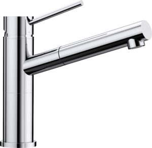 Blanco 518413 Alta-S-F - Chrome Kitchen Sink tap which is Mount Under The Window with a Pull-Out spout Alta-S-F-chrome-518413