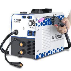 Reboot MIG Welder 145A MIG Gas/MIG gasless/MMA/Lift TIG Welder 4 in 1 Integrated Welding Machine 230V IGBT Flux cored Wire/Solid Wire MIG Inverter Welding Machine MMA MIG MAG