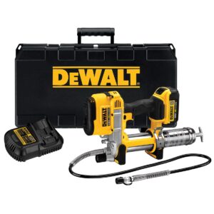 DEWALT DCGG571M1-GB DCGG571M1 18V XR Cordless li-ion Grease Gun (1 x 4Ah Battery)