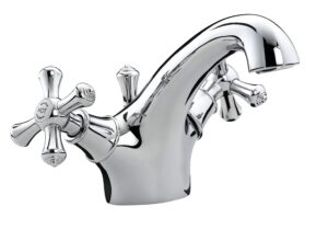 Bristan K BAS C Colonial Mono Basin Mixer with Pop-Up Waste - Chrome