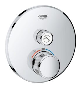 GROHE 29118000 | Grohtherm SmartControl Thermostat Concealed | Round | 1 Valve