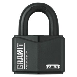 ABUS 3770 37 Series Granit `Plus` Mechanism Solid Steel Rekeyable Open Shackle Padlock
