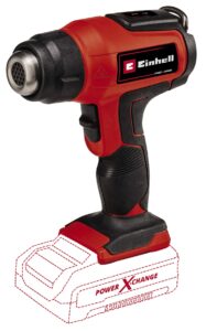 Einhell Power X-Change 18V Cordless Heat Gun - Battery Powered Hot Air Gun With Accessories For Paint Stripping