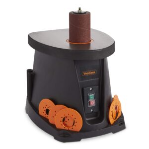 VonHaus 450W Oscillating Bobbin Spindle Sander – Woodwork/Carpentry/Sanding Machine with Cast Iron Table