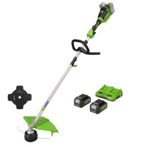 Greenworks GD24X2TXK4X Cordless Strimmer for Small to Medium Gardens