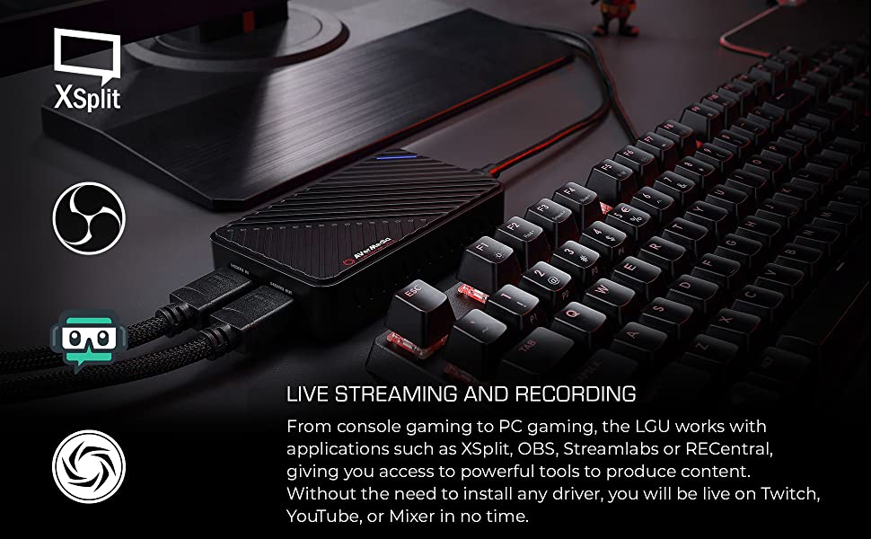 avermedia capture card without the need to install any driver, you'll be live on Twitch, Youtuber 