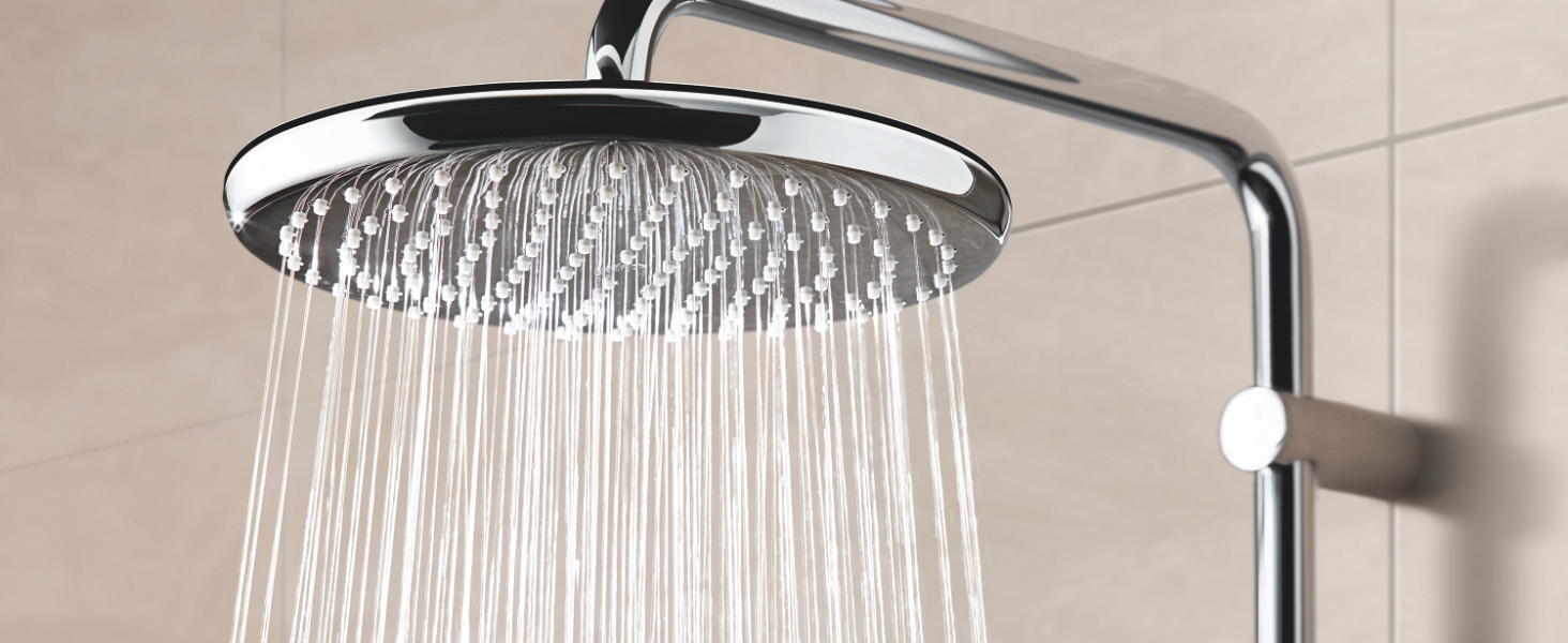 Vitalio shower, GROHE Vitalio, shower system, bathroom, shower
