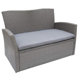 C-Hopetree Outdoor Loveseat Sofa Chair for Outside Patio or Garden