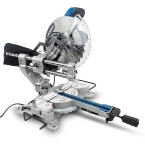 Hyundai 2000W Electric Sliding Power Mitre Saw with 255mm Blade