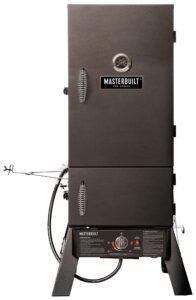 Masterbuilt MB20051620 Outdoor Pro Series Dual Fuel Charcoal & Gas Smoker in Black