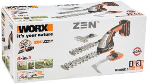 WORX WG801E.5 20V ZEN Cordless Shrub/Grass Shear/Weede