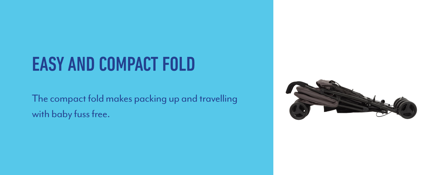 Graco TraveLite stroller with compact and easy fold