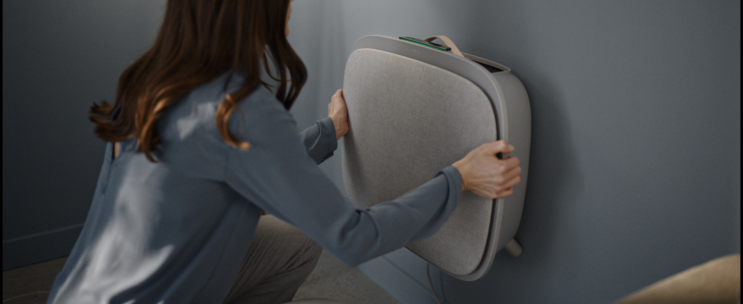 AEG, AX71-304GY, Air Purifier, Anti Bacterial Filter, Air Cleaner, Air Filter, Home Air Purifier