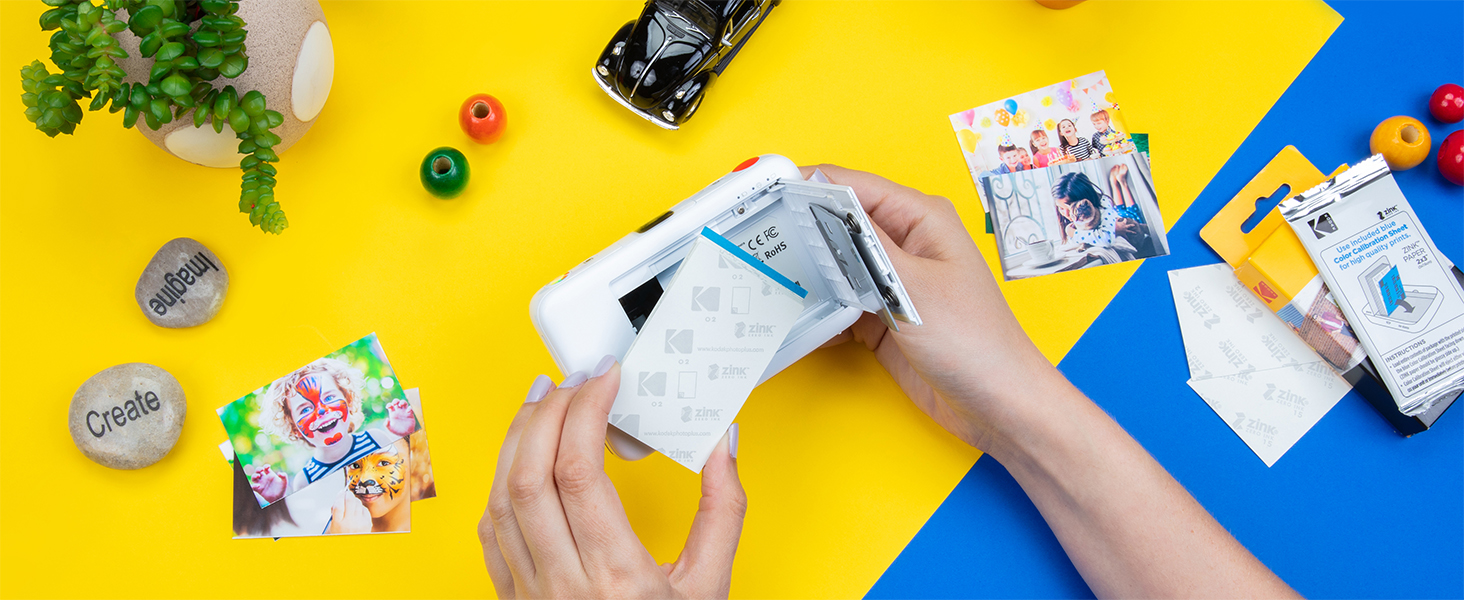 kodak step camera zink paper technology