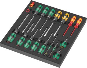 Wera 05150101001 9710 Foam Insert Screwdriver Set 1