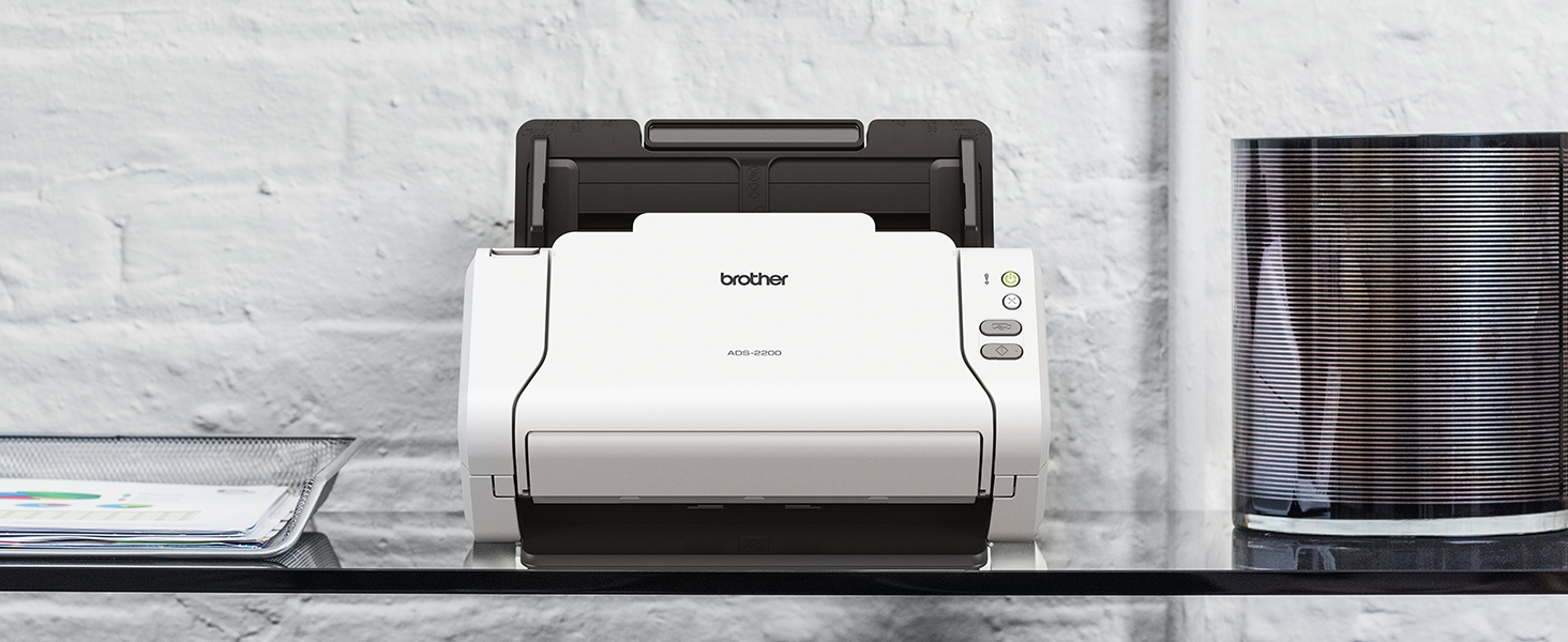 Brother ADS-2200 desktop document scanner - Hotspots