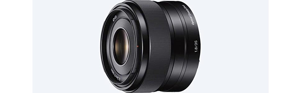 Sony, SEL35f18, f/1.8 OSS fixed lens, NEX series e mount, camera lens