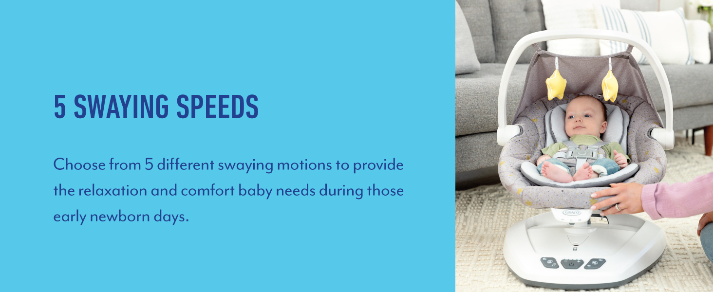 Graco Move with Me with 5 swaying speeds