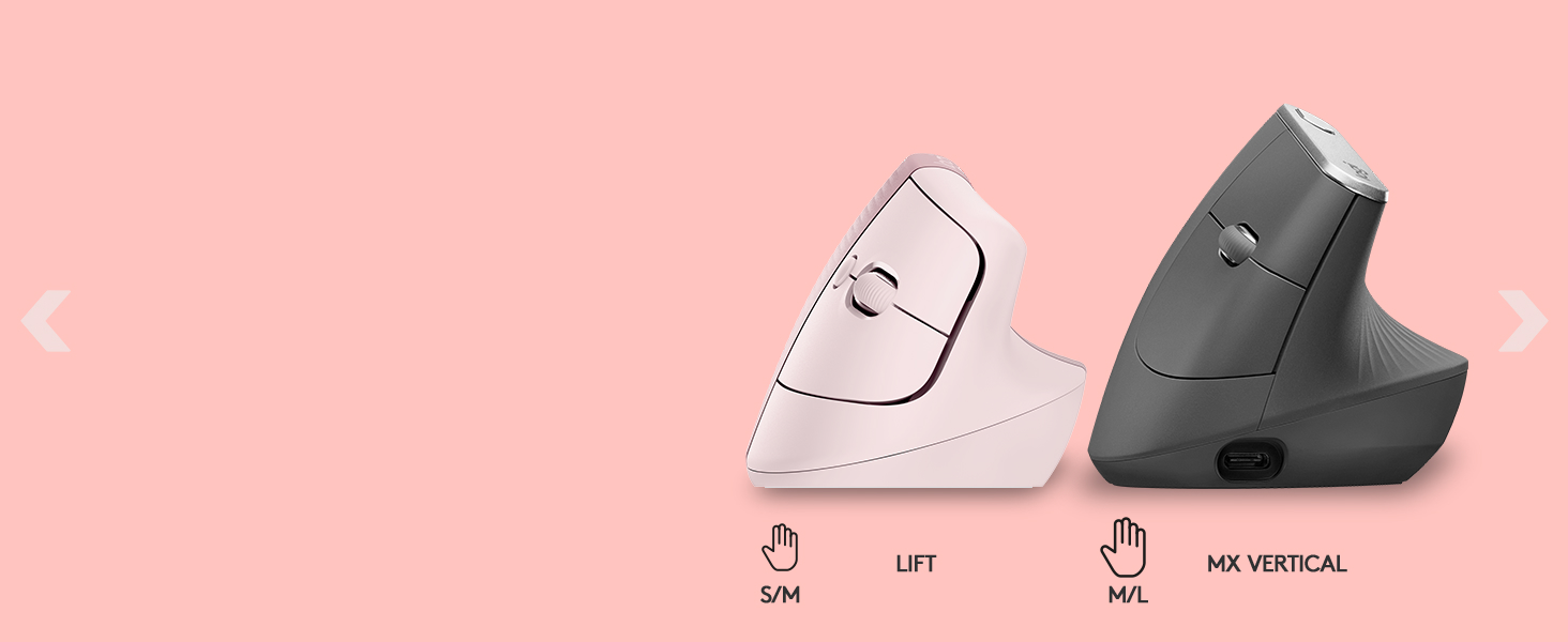 Logitech Lift Vertical Ergonomic Mouse