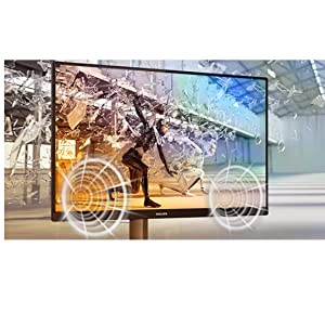 Tilt, swivel and height-adjust for an ideal viewing position