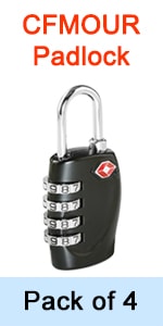 4 pack suitcase locks