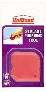 Unibond sealant finishing tool for bathroom and kitchen