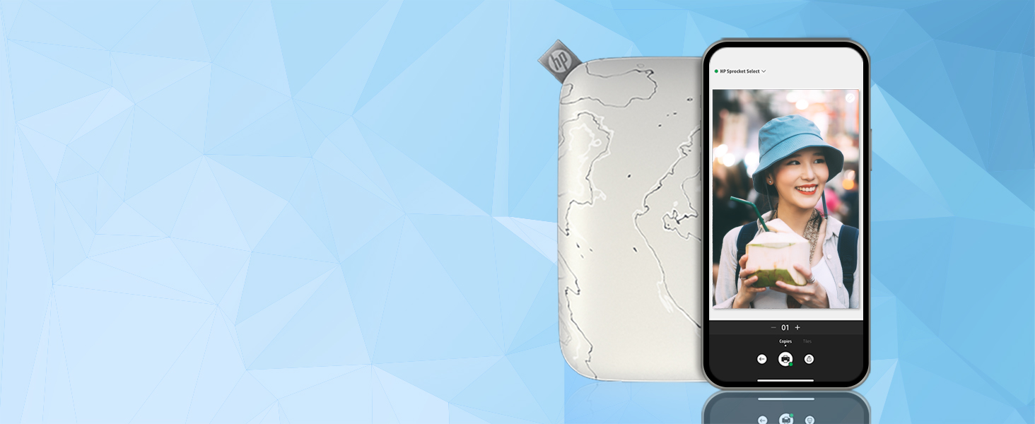 HP Sprocket Select Portable Instant Photo Printer