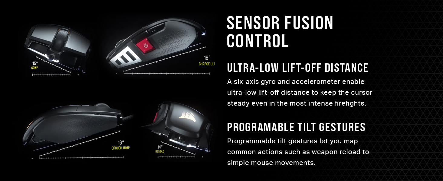 gaming mouse, TILT GESTURES, accelerometer mouse, gyro mouse