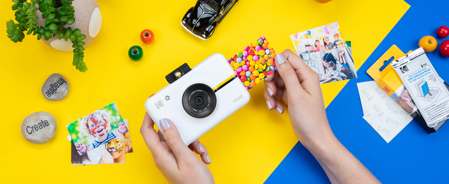 kodak step camera print zink photos