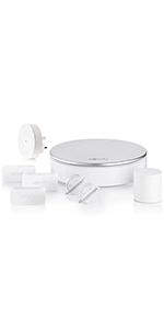 somfy home alarm, indoor siren, keyfob, intellitag, sensor, somfy protect, somfy