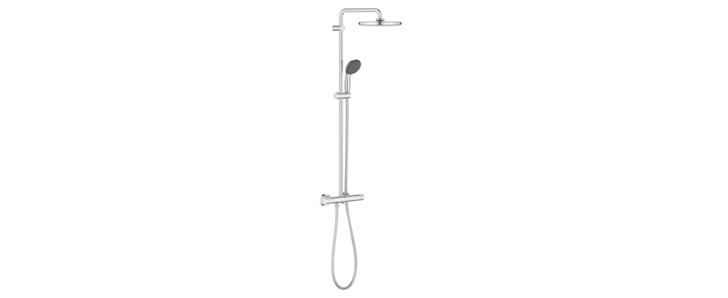 Vitalio shower, GROHE Vitalio, shower system, bathroom, shower