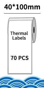 40*100mm Labels