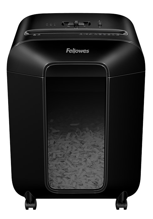 LX85 cross-cut shredder on a white background