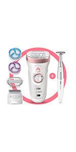 Braun Silk-epil 9 9/980 SkinSpa SensoSmart Epilator, Rose Gold