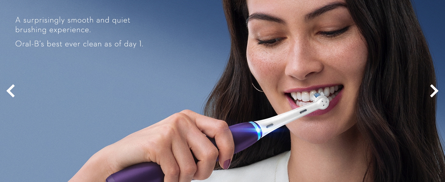 Oral-B iO8 smooth and quiet brushing experience