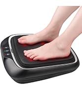 RENPHO Foot Massager, Shiatsu Foot and Calf Massager Machine with Heat and Remote, Deep Kneading ...