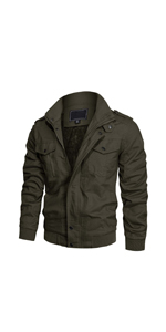 black jacket mens military style padded jacket fleece military jacket men’s winter fleeced