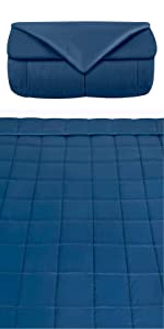 Van Beeken A+ Comparison Chart Weighted Blanket Images