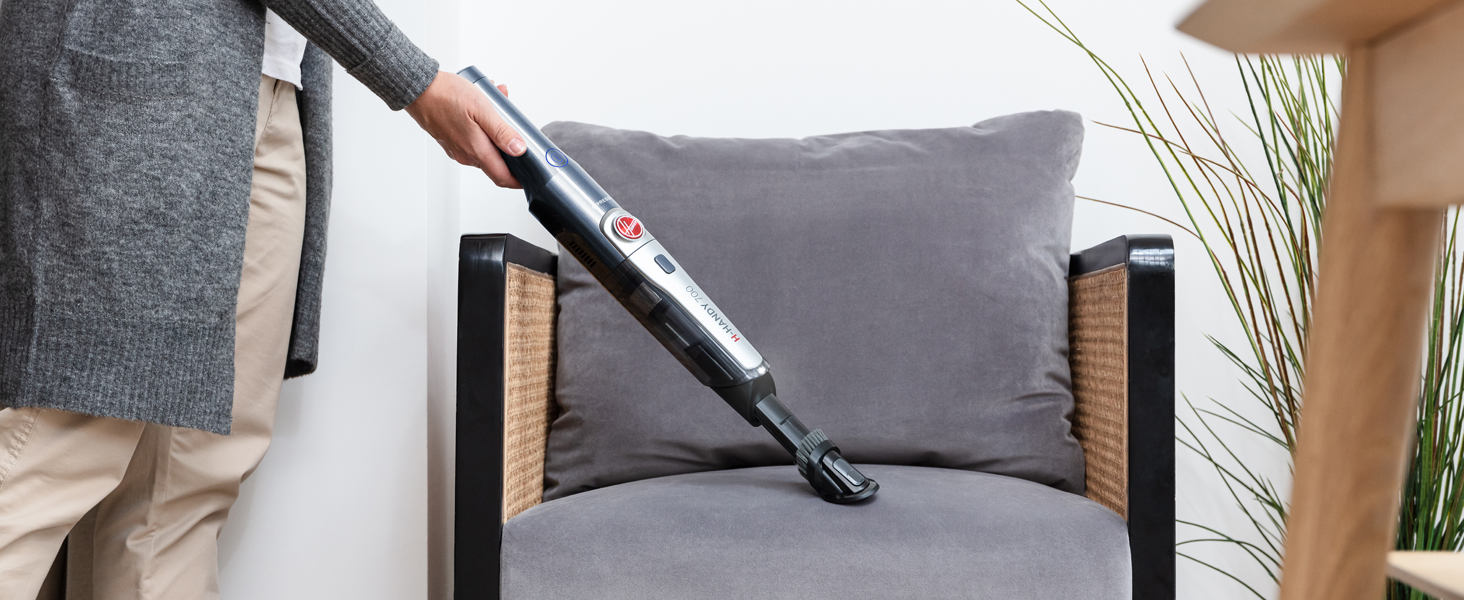 Hoover; H-HANDY 700 EXPRESS; Handheld Vacuum; Lightweight; Powerful; Ergonomic; Upholstery; Tools