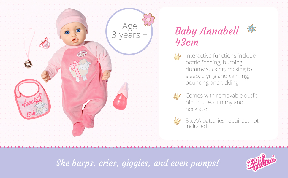 Baby Annabell Annabell 43 cm Zapf