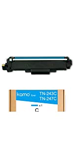 Kamo TN-247C Toner Cartridge Single Pack
