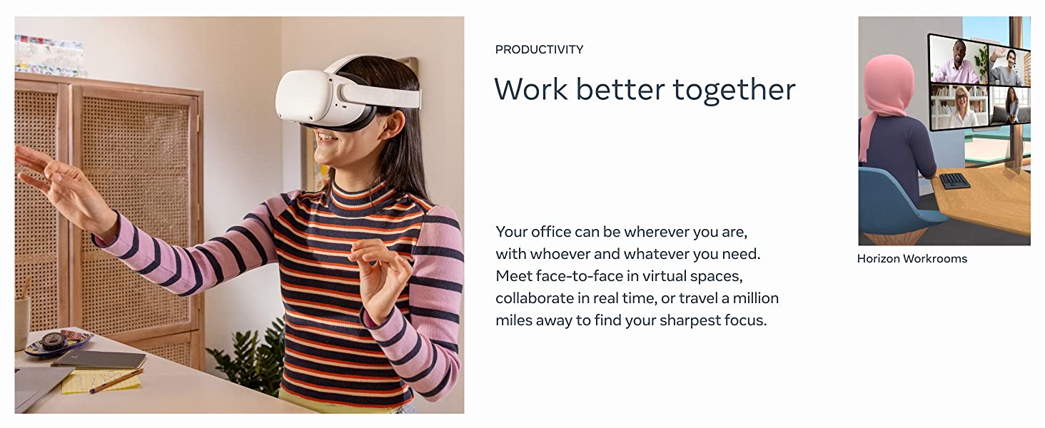 Meta Quest 2 - Productivity: Work better together