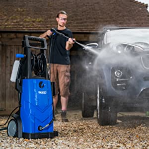 powerful water pump portable sprayer powerwash clean garden patio driveway power